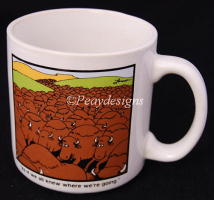 Far Side - Buffalo Herd Coffee Mug 1985